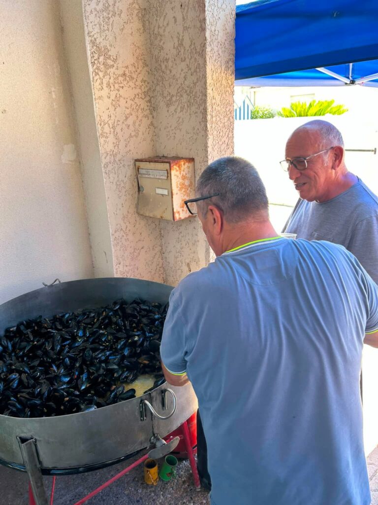 préparation des moules